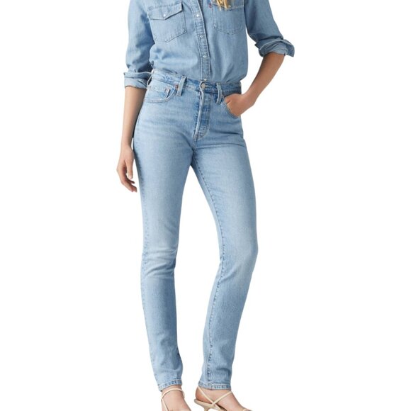 Levi’s 501 skinny Size W 29 L 30 light wash - Picture 2 of 9